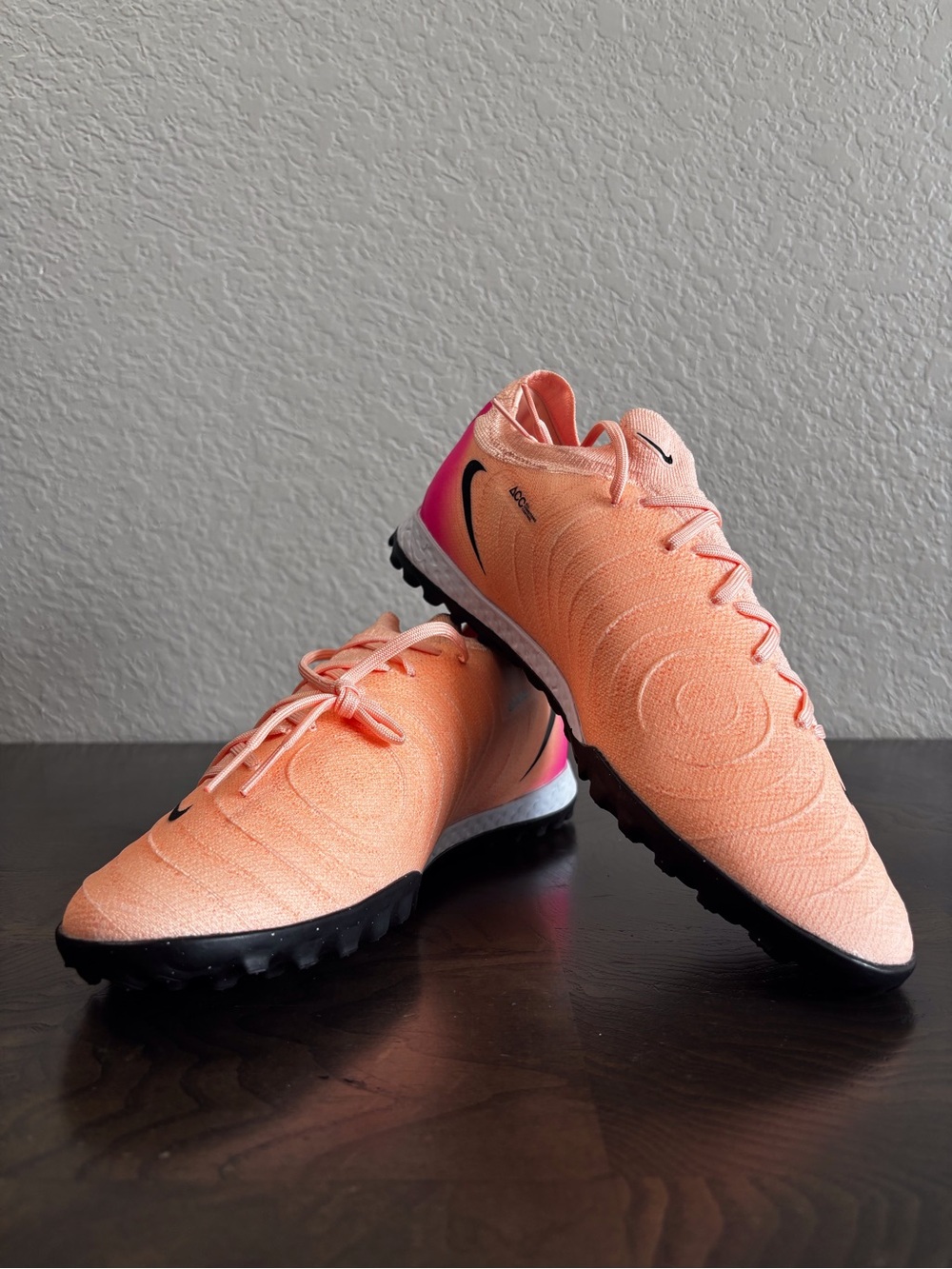 Nike Women's Peach/Coral Turf Soccer Shoes